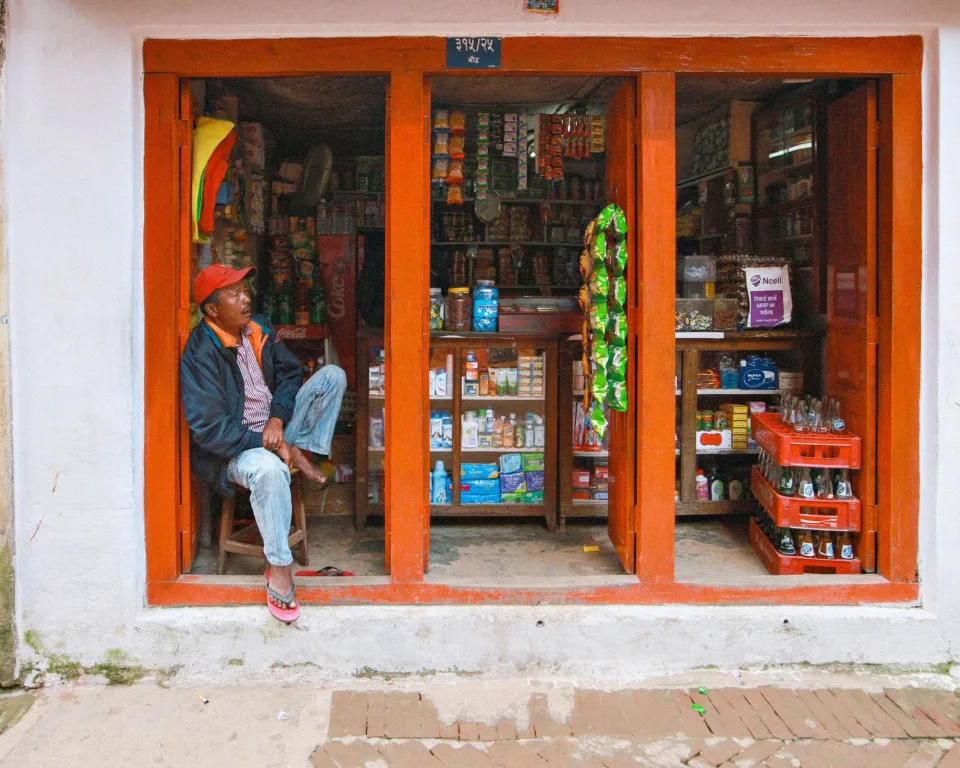 Người bán hàng tại tiệm